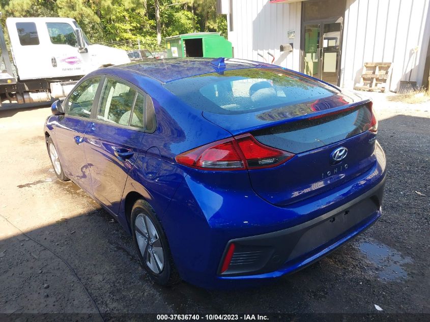 2020 Hyundai Ioniq Hybrid Blue VIN: KMHC65LC2LU230971 Lot: 37636740