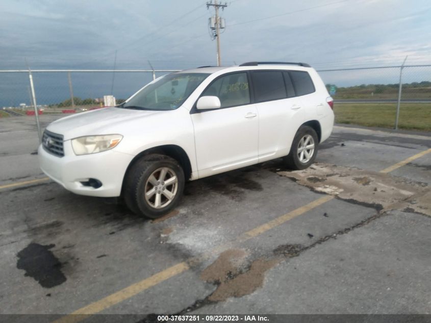 2009 Toyota Highlander VIN: JTEDS41A392074004 Lot: 37637251