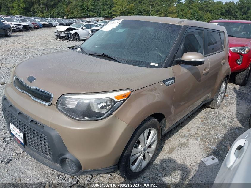 2014 Kia Soul + VIN: KNDJP3A59E7078481 Lot: 37637438