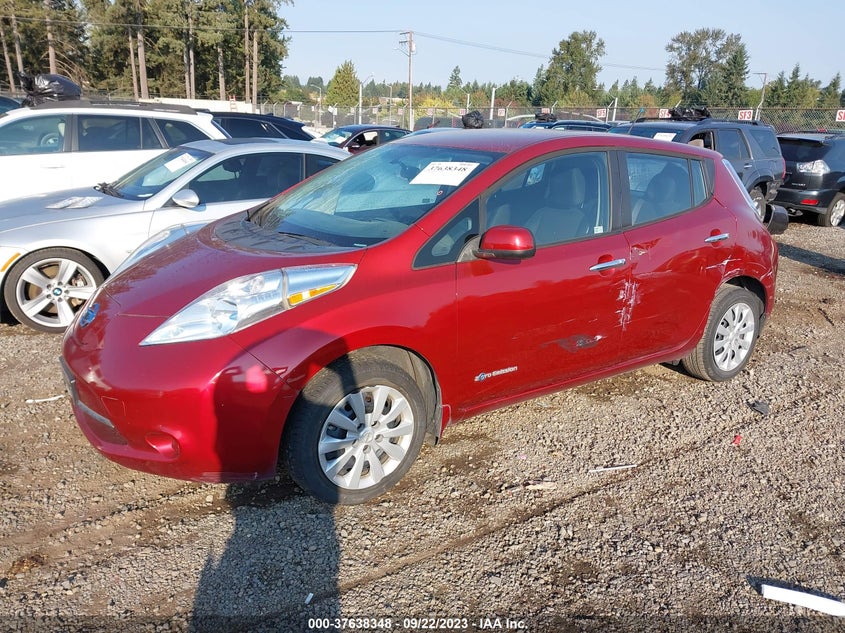 2014 Nissan Leaf S VIN: 1N4AZ0CP1EC331121 Lot: 37638348