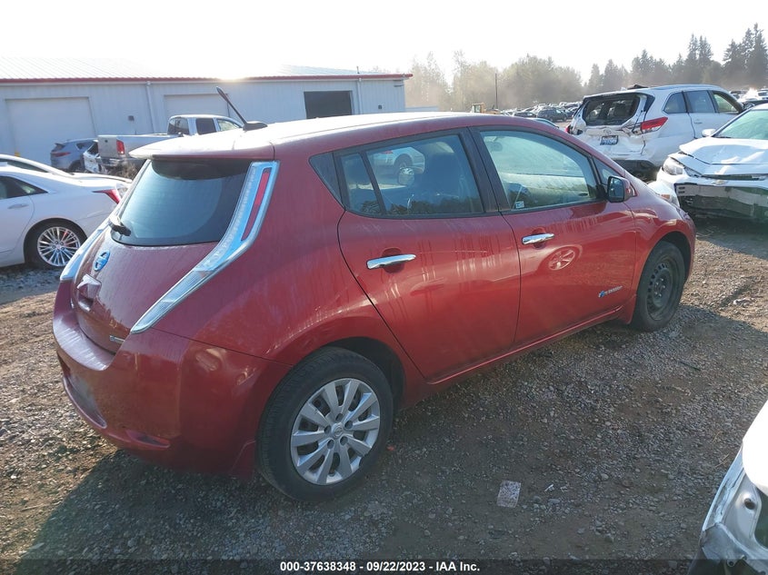2014 Nissan Leaf S VIN: 1N4AZ0CP1EC331121 Lot: 37638348