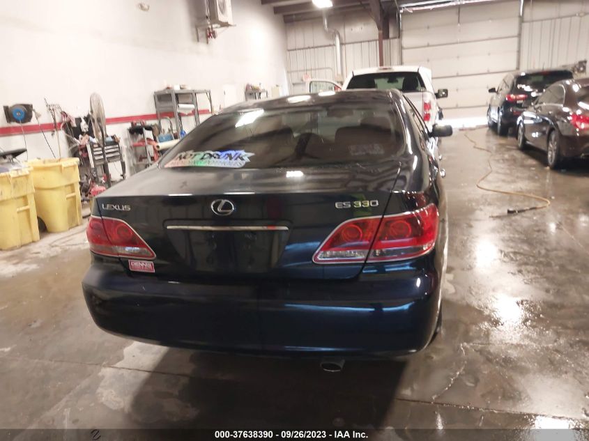 2006 Lexus Es 330 VIN: JTHBA30G865165728 Lot: 37638390