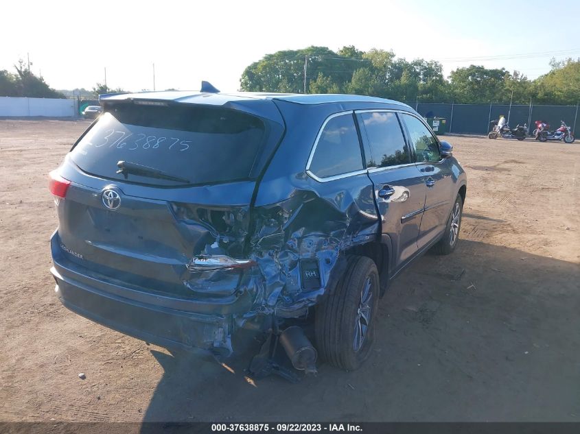 5TDJZRFH6KS990602 2019 Toyota Highlander Xle