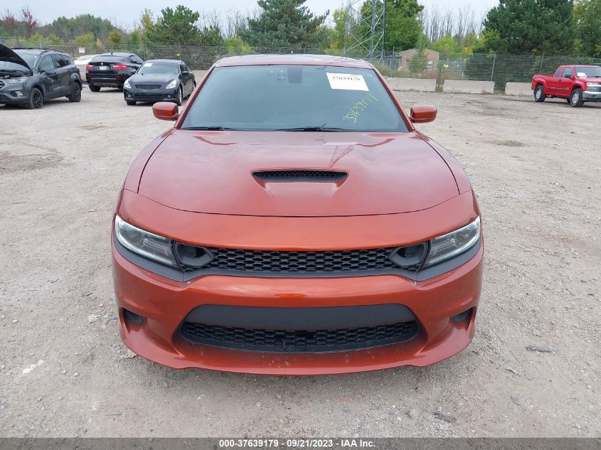 2021 Dodge Charger Scat Pack Rwd VIN: 2C3CDXGJ0MH639459 Lot: 37639179