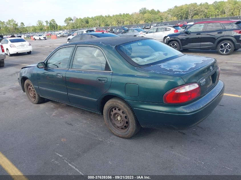 2000 Mazda 626 Es V6/Lx V6 VIN: 1YVGF22D4Y5149951 Lot: 37639356