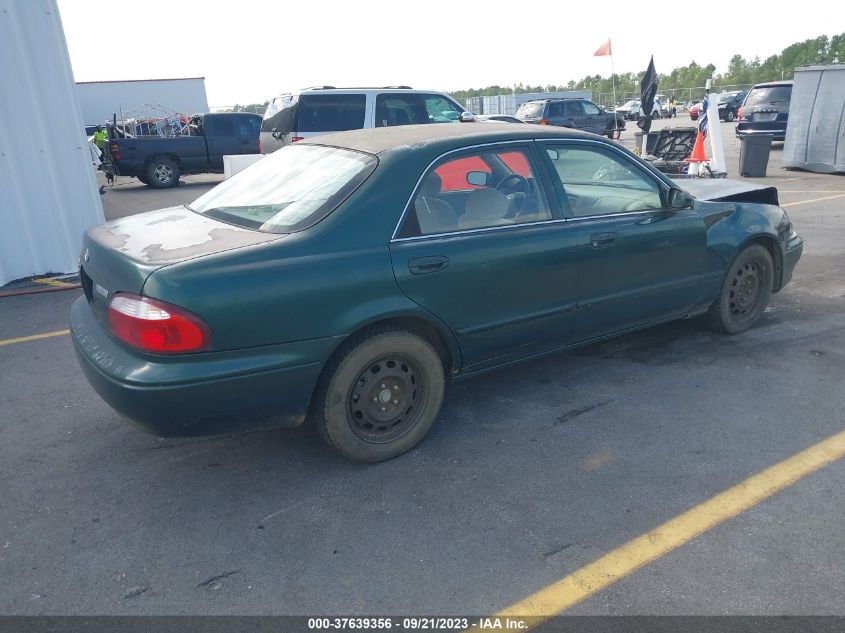 2000 Mazda 626 Es V6/Lx V6 VIN: 1YVGF22D4Y5149951 Lot: 37639356