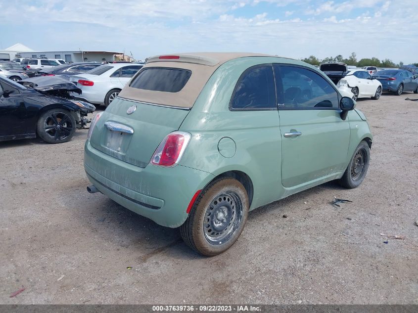 2014 Fiat 500C Pop VIN: 3C3CFFDR4ET249911 Lot: 37639736