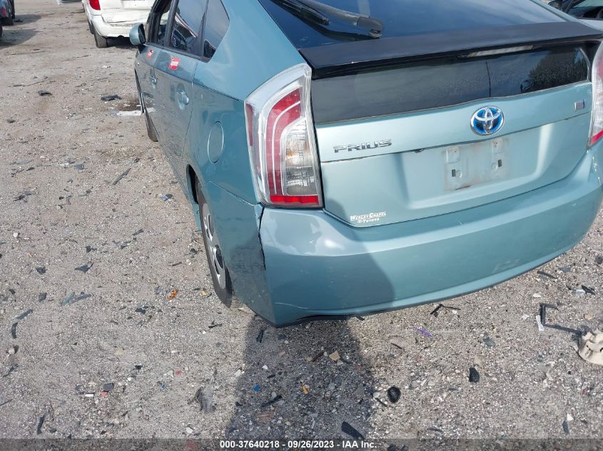 2013 Toyota Prius One/Two/Three/Four/Five VIN: JTDKN3DU9D5661317 Lot: 37640218