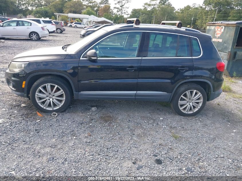 WVGAV7AX1CW521929 2012 Volkswagen Tiguan Se