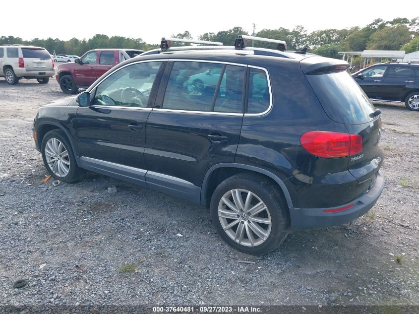 WVGAV7AX1CW521929 2012 Volkswagen Tiguan Se