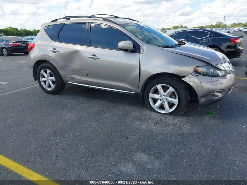 2009 Nissan Murano Sl VIN: JN8AZ18U29W021079 Lot: 37640658