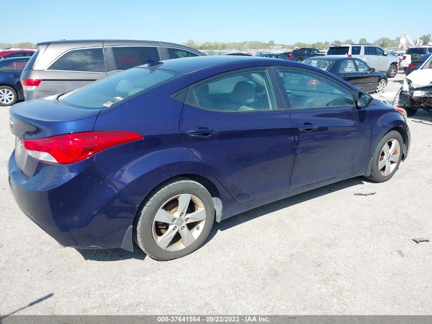 2013 Hyundai Elantra Gls VIN: 5NPDH4AE7DH402201 Lot: 37641564