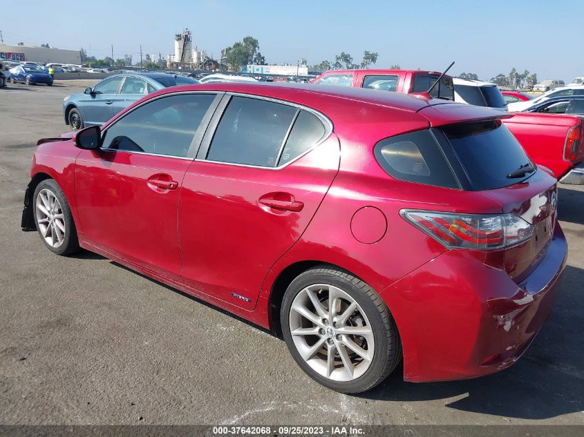 2012 Lexus Ct 200H VIN: JTHKD5BH6C2064547 Lot: 37642068