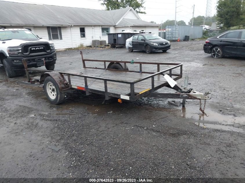 1993 Utility Trailer 12 Feet VIN: PT0612040293U3089 Lot: 37642523