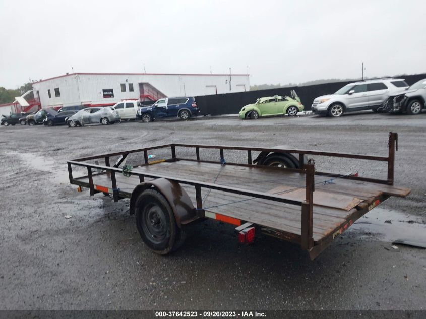 1993 Utility Trailer 12 Feet VIN: PT0612040293U3089 Lot: 37642523