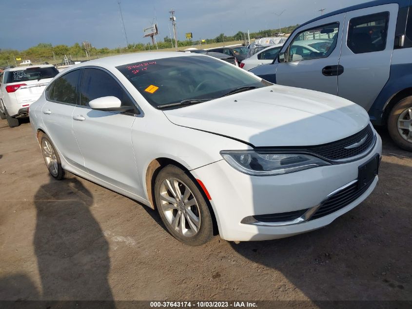 2015 Chrysler 200 Limited VIN: 1C3CCCAB1FN541287 Lot: 37643174