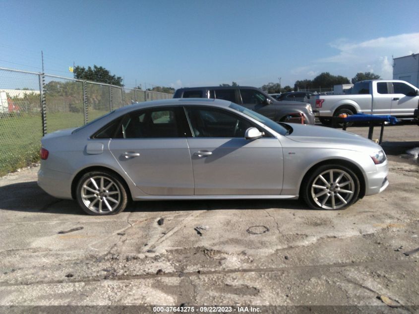 2014 Audi A4 2.0T Premium VIN: WAUEFAFL7EN014920 Lot: 37643275