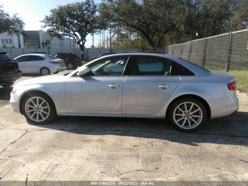 2014 Audi A4 2.0T Premium VIN: WAUEFAFL7EN014920 Lot: 37643275