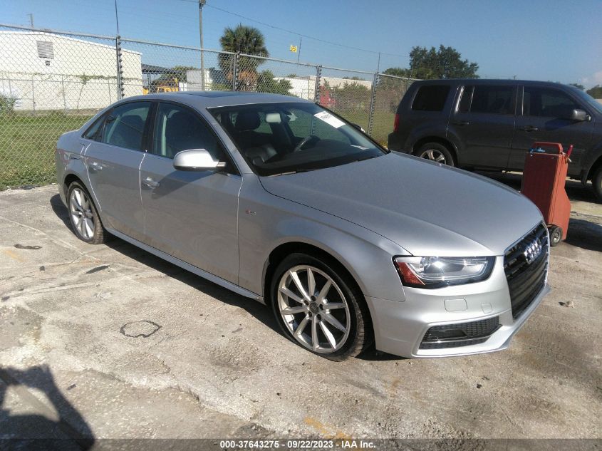 2014 Audi A4 2.0T Premium VIN: WAUEFAFL7EN014920 Lot: 37643275