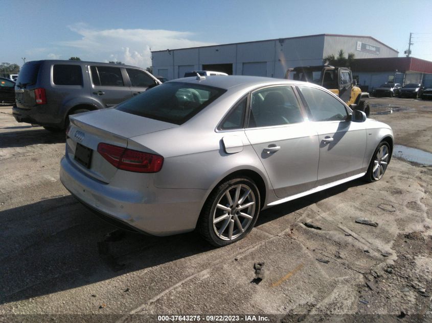 2014 Audi A4 2.0T Premium VIN: WAUEFAFL7EN014920 Lot: 37643275