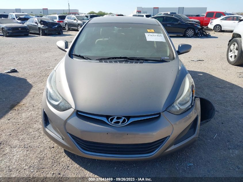 5NPDH4AE6GH763178 2016 Hyundai Elantra Se