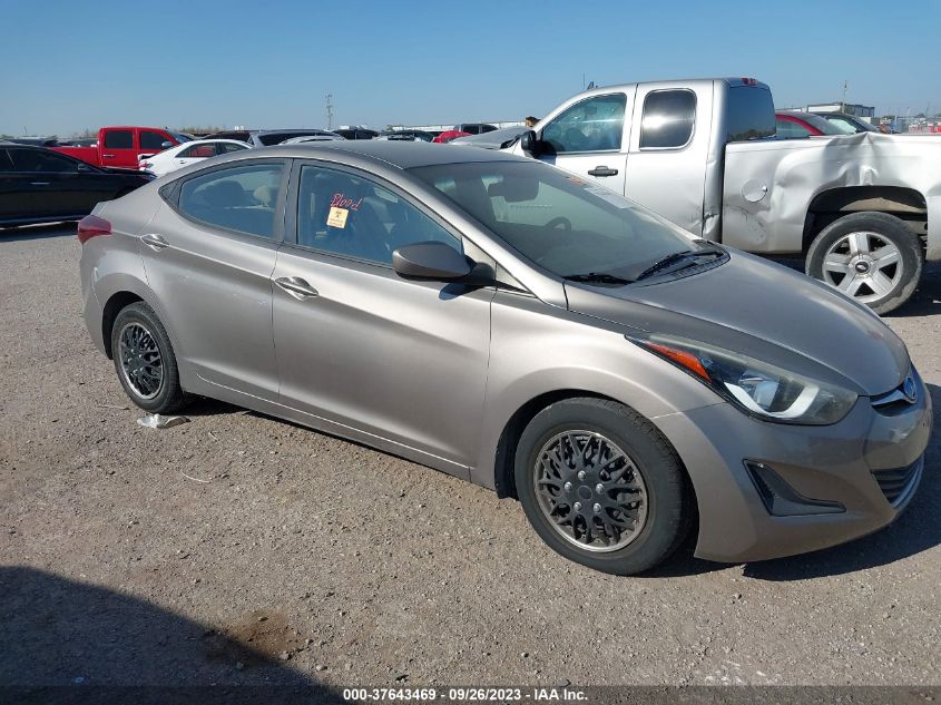 5NPDH4AE6GH763178 2016 Hyundai Elantra Se