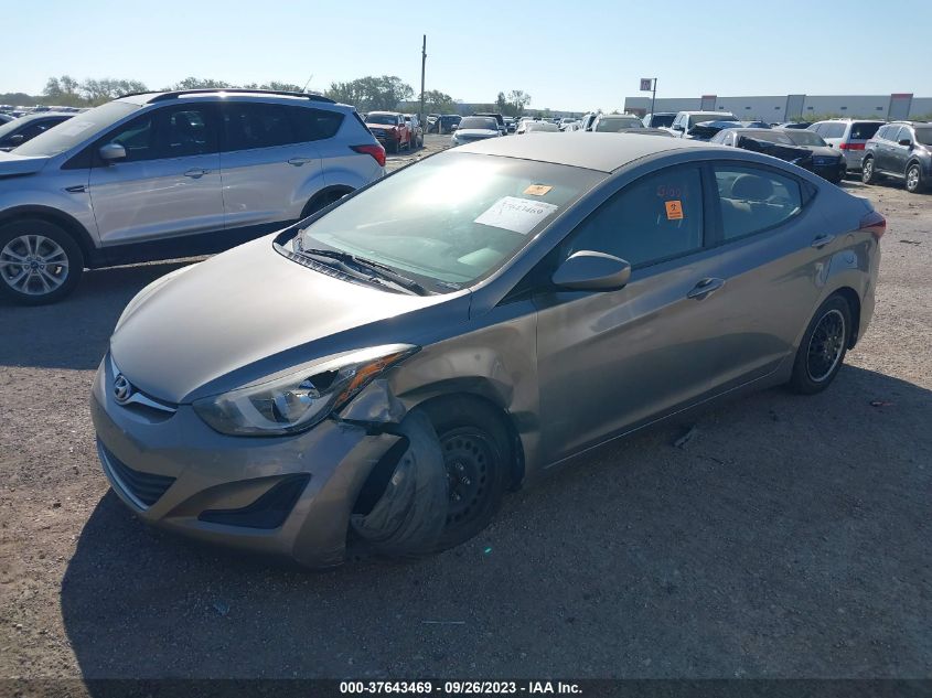 5NPDH4AE6GH763178 2016 Hyundai Elantra Se