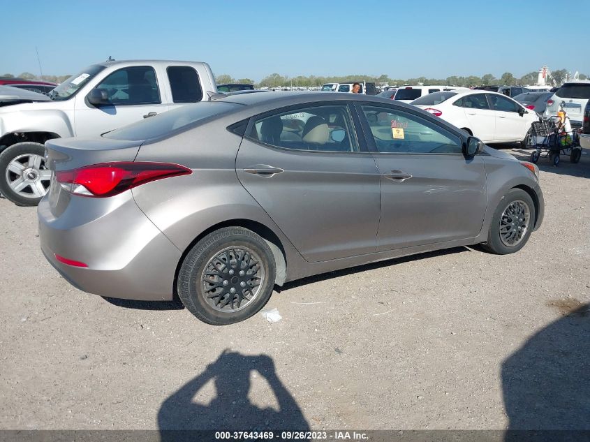 5NPDH4AE6GH763178 2016 Hyundai Elantra Se