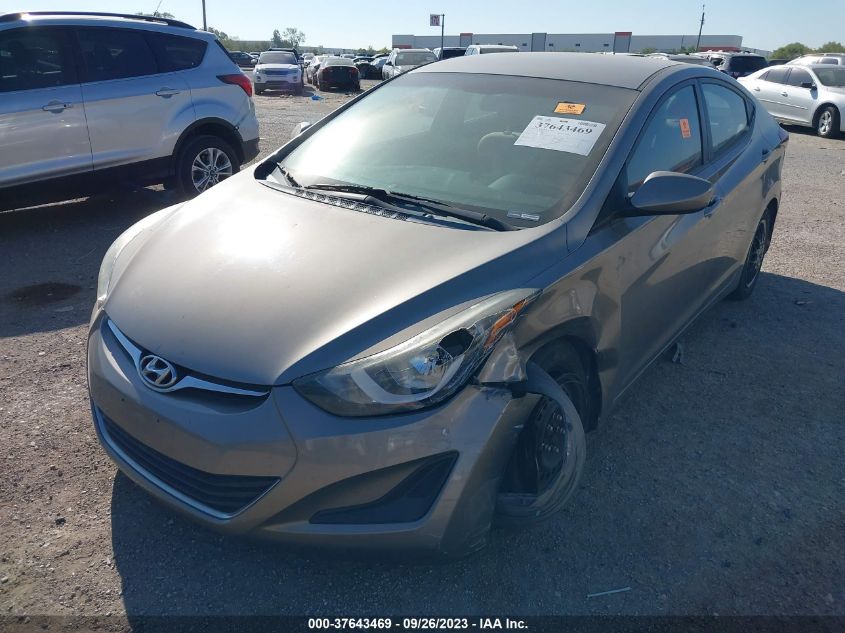 5NPDH4AE6GH763178 2016 Hyundai Elantra Se