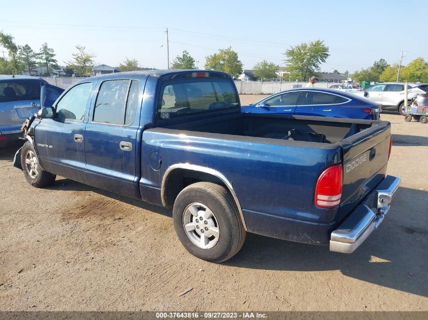 1B7HL48X02S642681 2002 Dodge Dakota Slt