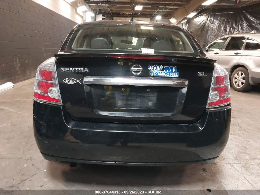 2012 Nissan Sentra 2.0 Sl VIN: 3N1AB6AP1CL745640 Lot: 40709402