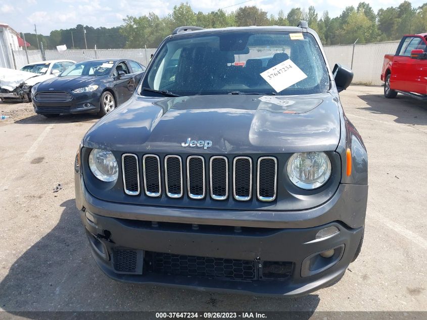 2018 Jeep Renegade Latitude Fwd VIN: ZACCJABB0JPG70206 Lot: 37647234