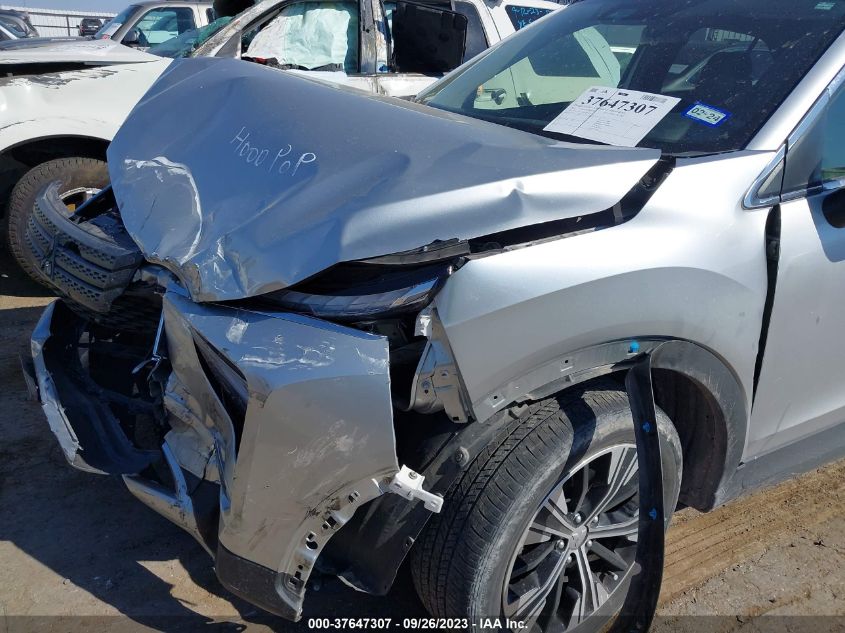 2022 Mitsubishi Eclipse Cross Se/Sel VIN: JA4ATWAA4NZ006001 Lot: 37647307