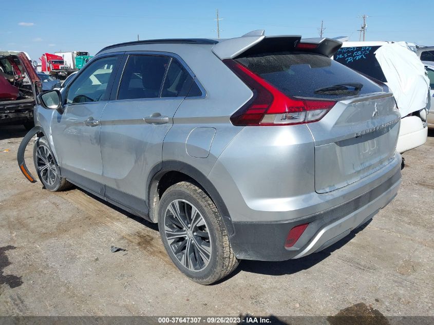 2022 Mitsubishi Eclipse Cross Se/Sel VIN: JA4ATWAA4NZ006001 Lot: 37647307