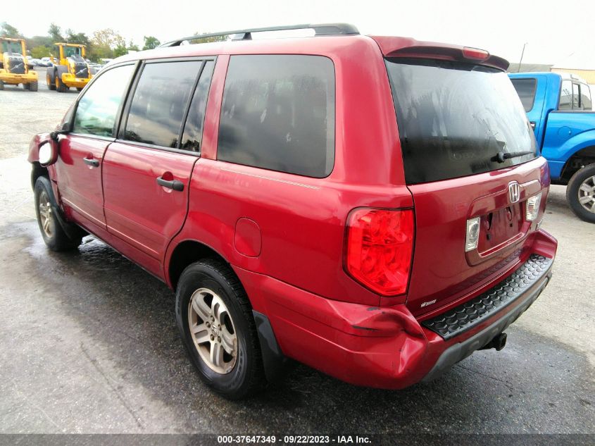 2004 Honda Pilot Ex VIN: 5FNYF18594B008077 Lot: 37647349