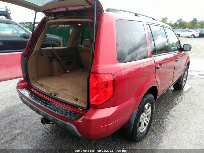 2004 Honda Pilot Ex VIN: 5FNYF18594B008077 Lot: 37647349