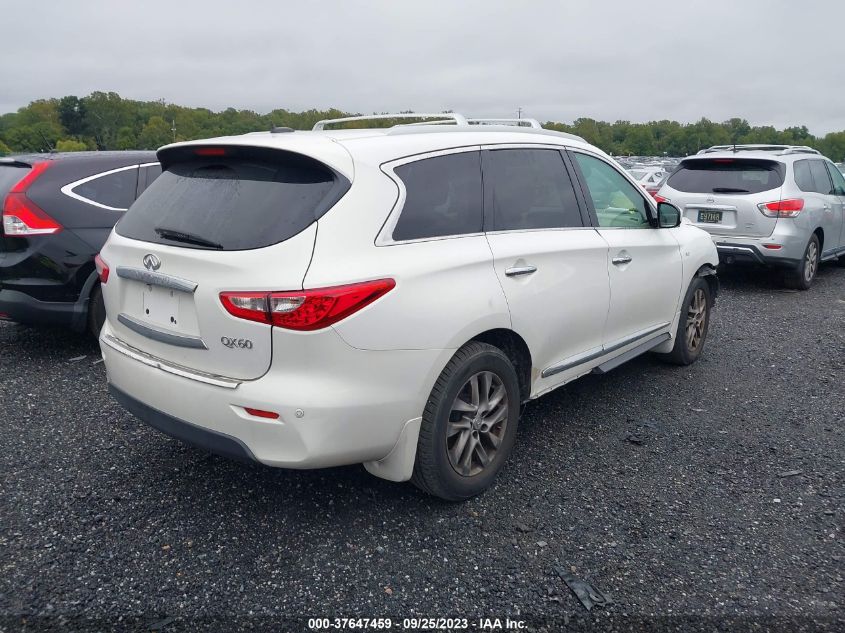 2014 Infiniti Qx60 VIN: 5N1AL0MN4EC551003 Lot: 37647459