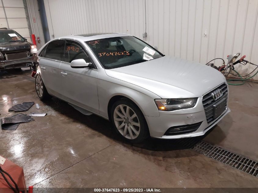 2013 Audi A4 Premium Plus VIN: WAUFFAFL8DN031275 Lot: 37647623