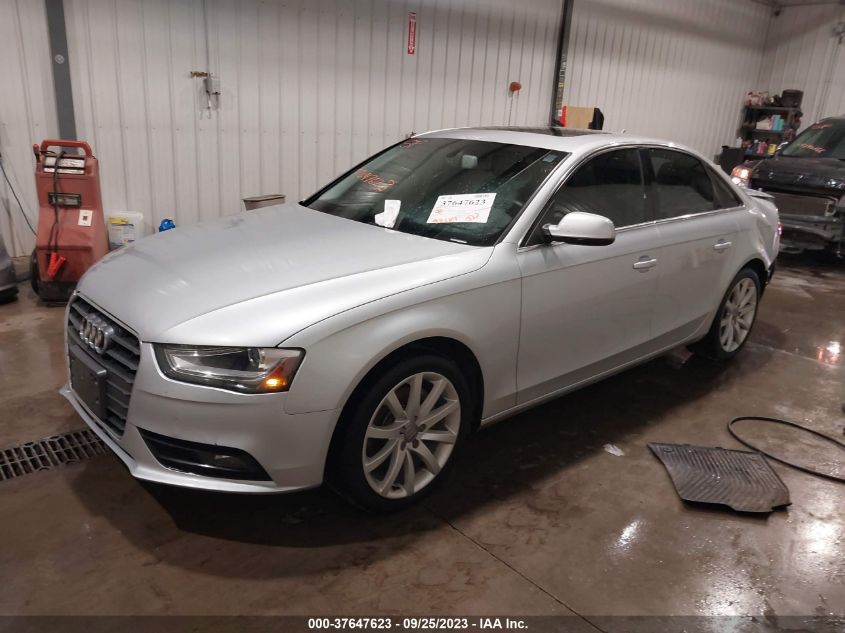 2013 Audi A4 Premium Plus VIN: WAUFFAFL8DN031275 Lot: 37647623