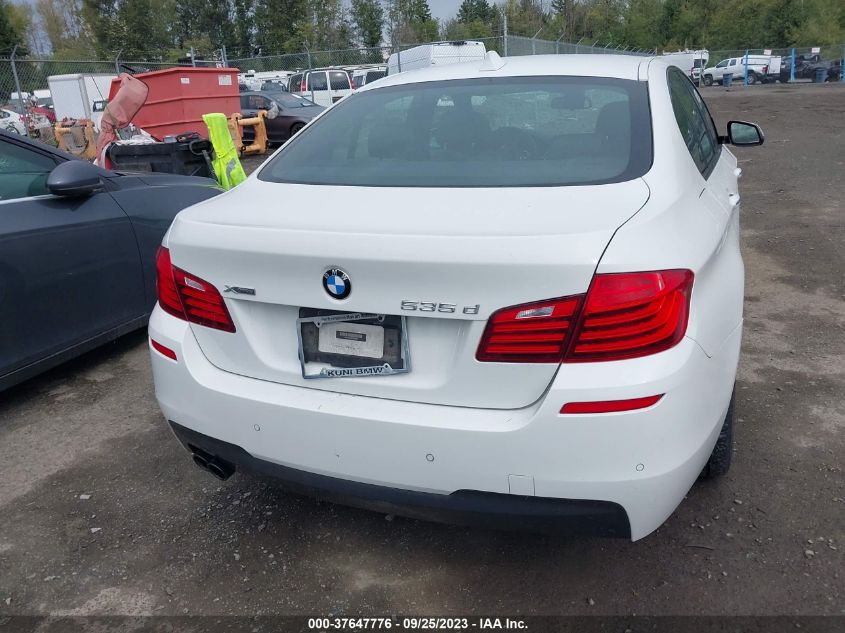 2015 BMW 535D xDrive VIN: WBAFV3C58FD686632 Lot: 37647776