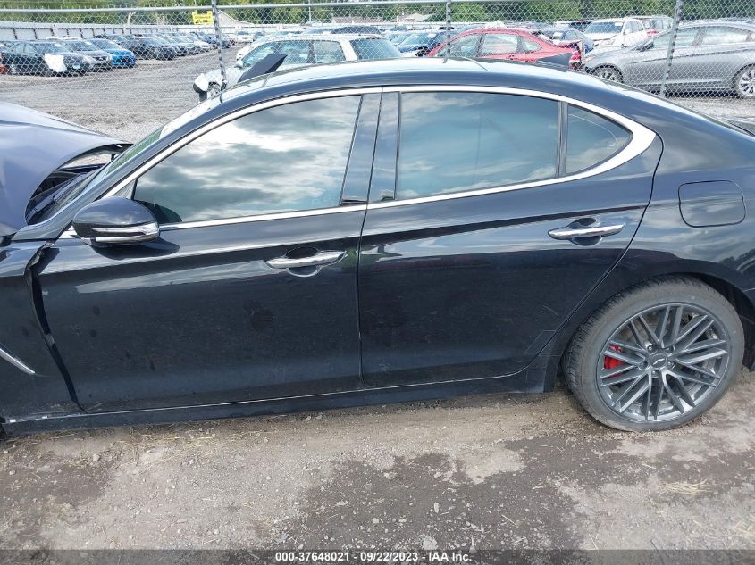 2019 Genesis G70 3.3T Advanced VIN: KMTG34LE0KU020184 Lot: 37648021