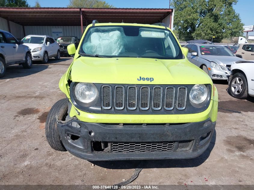 2018 Jeep Renegade Latitude 4X4 VIN: ZACCJBBBXJPJ30865 Lot: 37648128