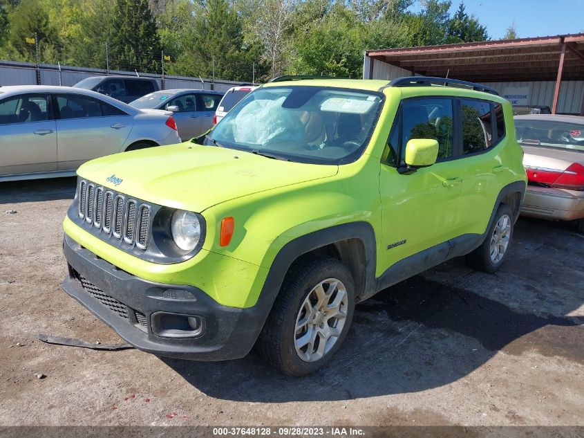 2018 Jeep Renegade Latitude 4X4 VIN: ZACCJBBBXJPJ30865 Lot: 37648128