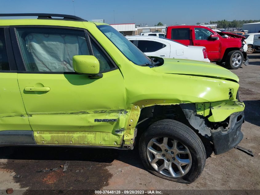 2018 Jeep Renegade Latitude 4X4 VIN: ZACCJBBBXJPJ30865 Lot: 37648128