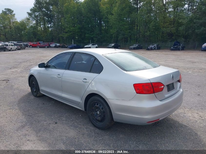 2011 Volkswagen Jetta 2.5L Se VIN: 3VWDX7AJ2BM327204 Lot: 37648536