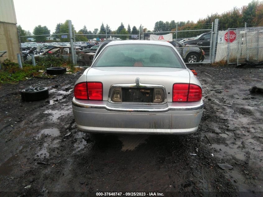 2000 Lincoln Ls V8 Auto VIN: 1LNHM87A2YY751145 Lot: 40130160