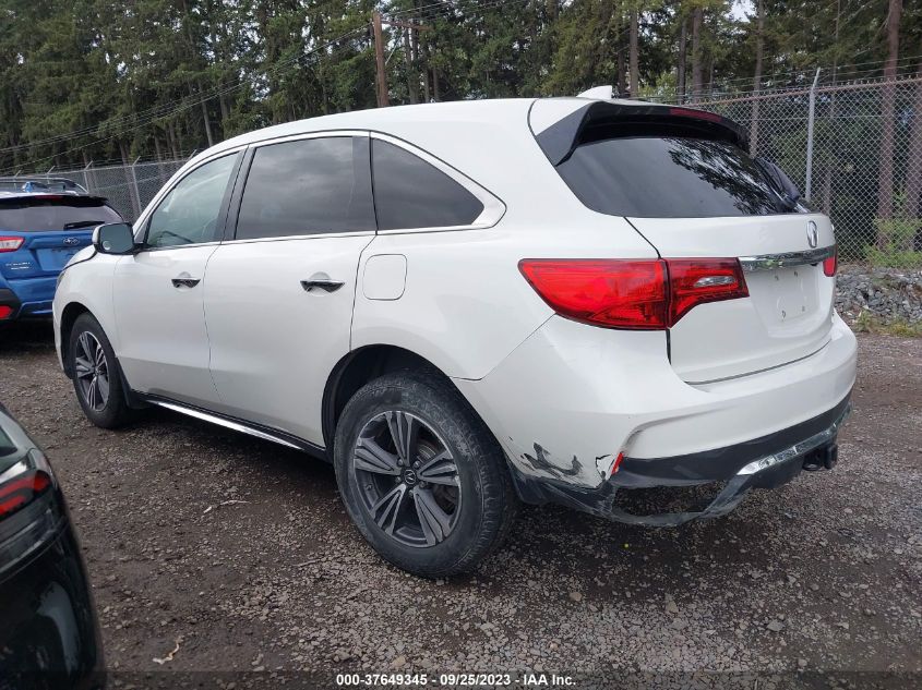 2017 Acura Mdx VIN: 5FRYD4H33HB001815 Lot: 37649345