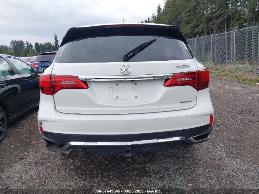 2017 Acura Mdx VIN: 5FRYD4H33HB001815 Lot: 37649345