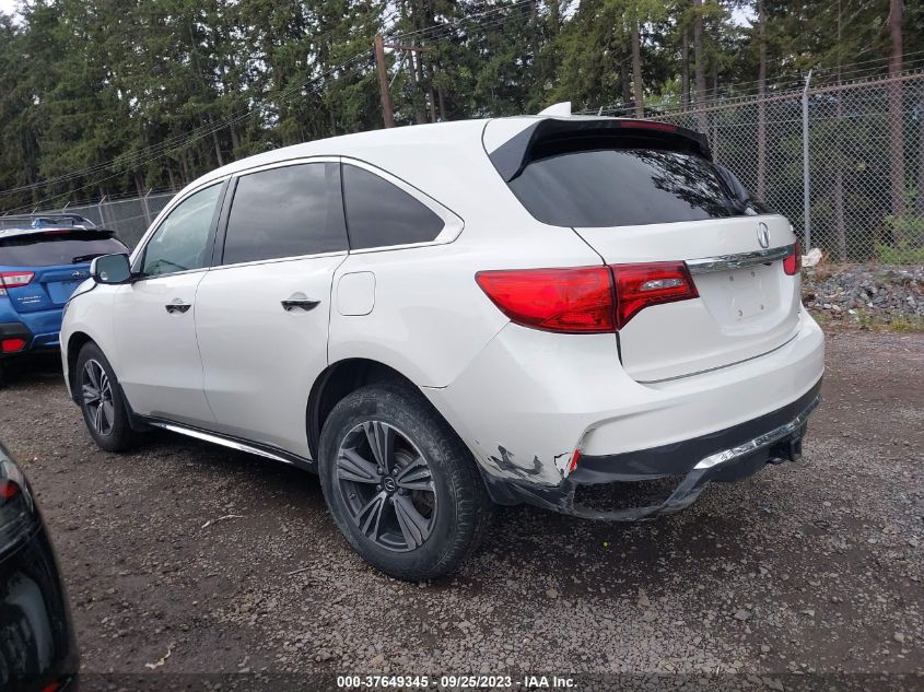 2017 Acura Mdx VIN: 5FRYD4H33HB001815 Lot: 37649345