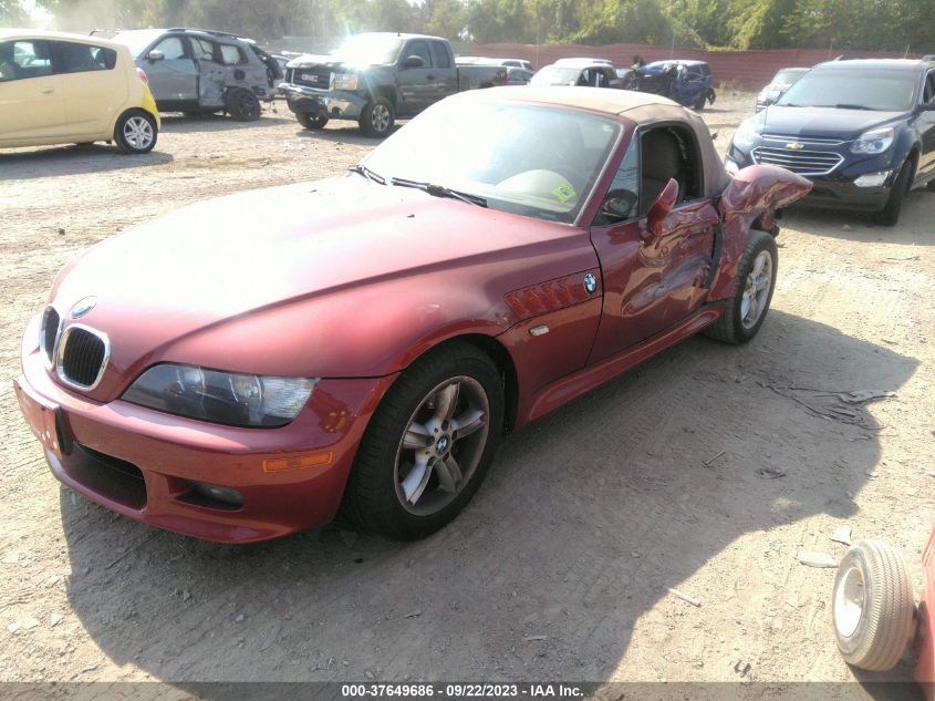 WBACN334X1LM02359 2001 BMW Z3 2.5I